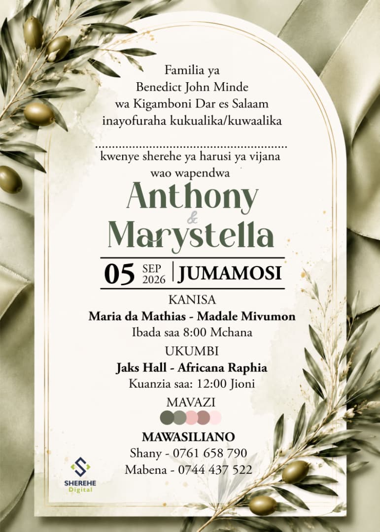 Harusi ya Antony & Marystella
