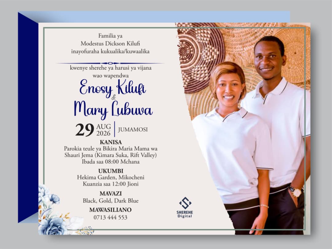 Harusi ya Enosy & Mary