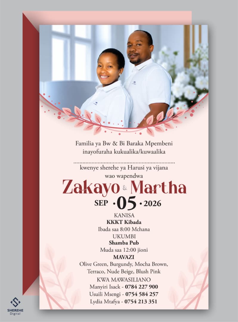 Harusi ya Zakayo & Martha